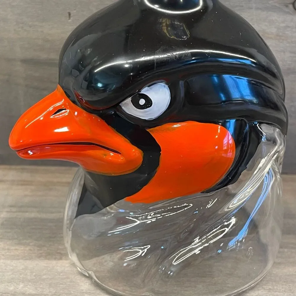 Decorative Glass Bottle Baltimore Orioles Limited Edition Empty Whiskey Bottle